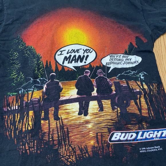 1996 VINTAGE BUD LITE T SHIRT - Picture 2 of 5